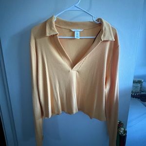 H&M long sleeve collared shirt | size XL